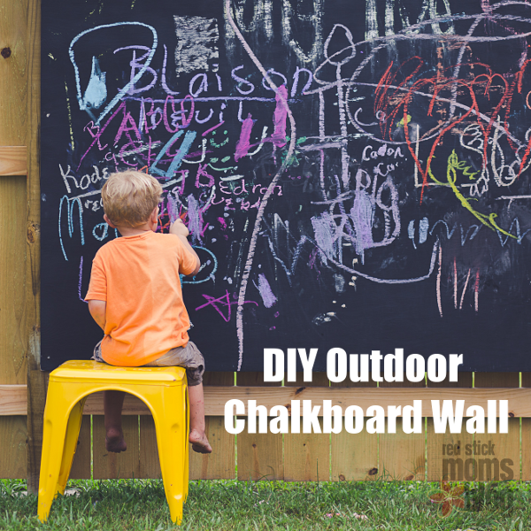 Diy Outdoor Chalkboard Wall
