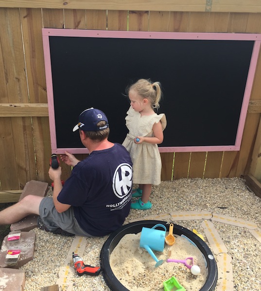 Backyard Chalkboard