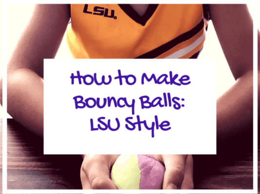making bouncy balls at home