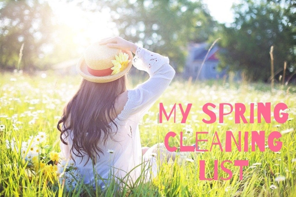 my spring cleaning list