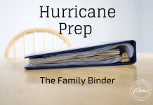 hurricane binder
