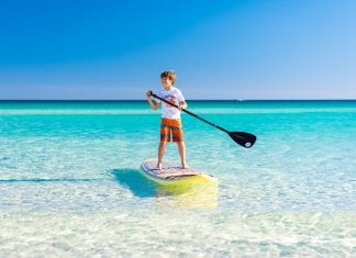 Beach activities that are socially distant in Destin, Florida.