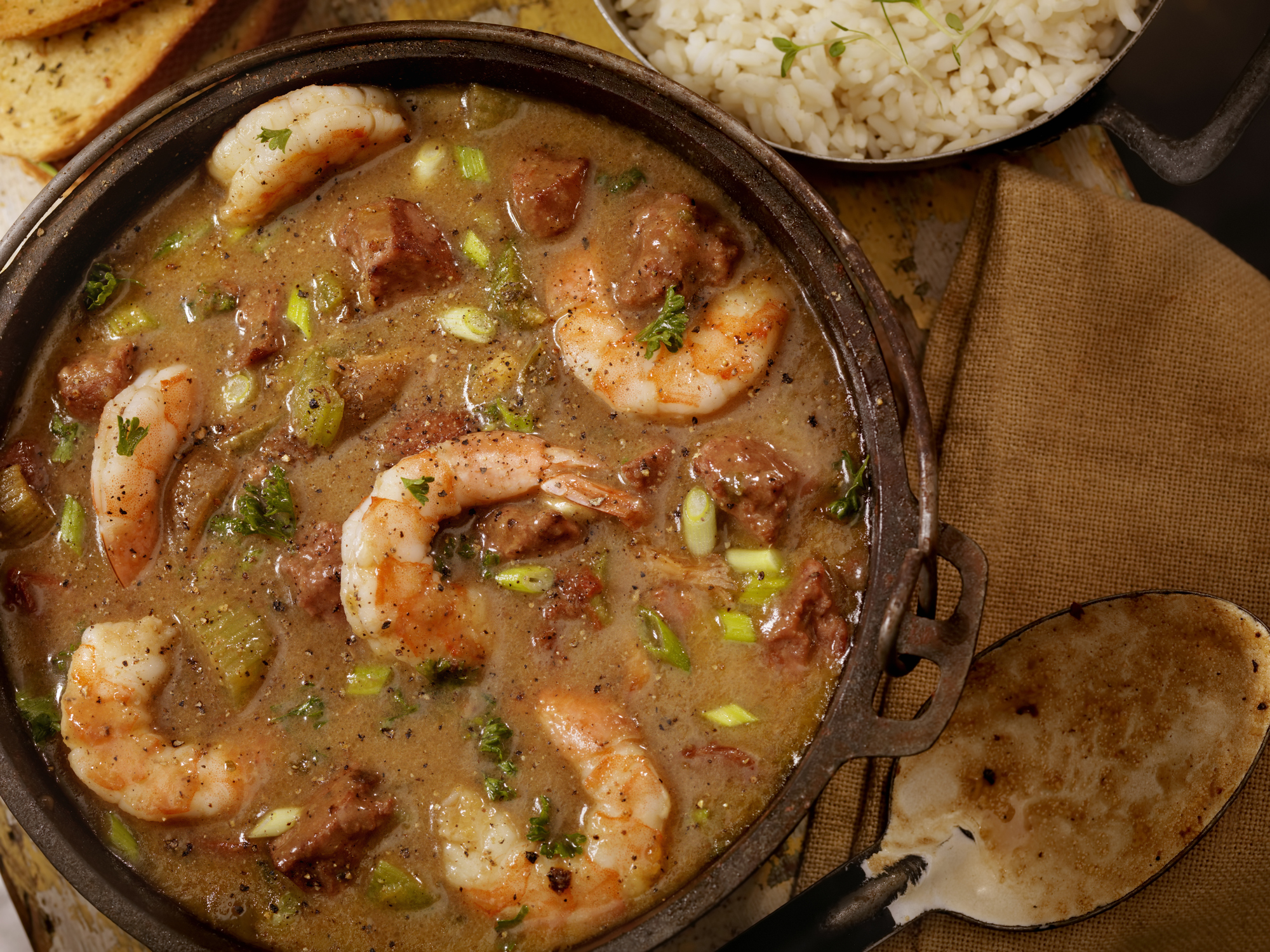 Healthy Gumbo Recipe, A Cajun Celebration :: 12 Days of Christmas and Twelfth Night Traditions