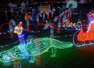 Christmas Light displays in Baton Rouge