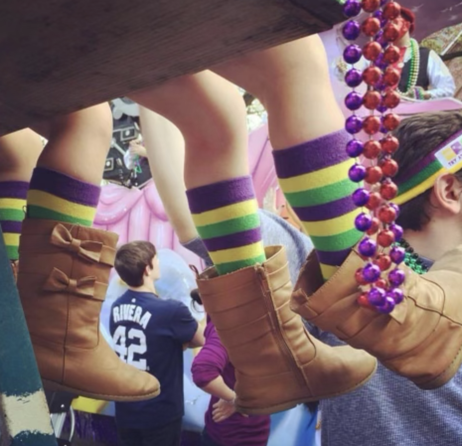 can you take kids to Mardi Gras parades in Baton Rouge?