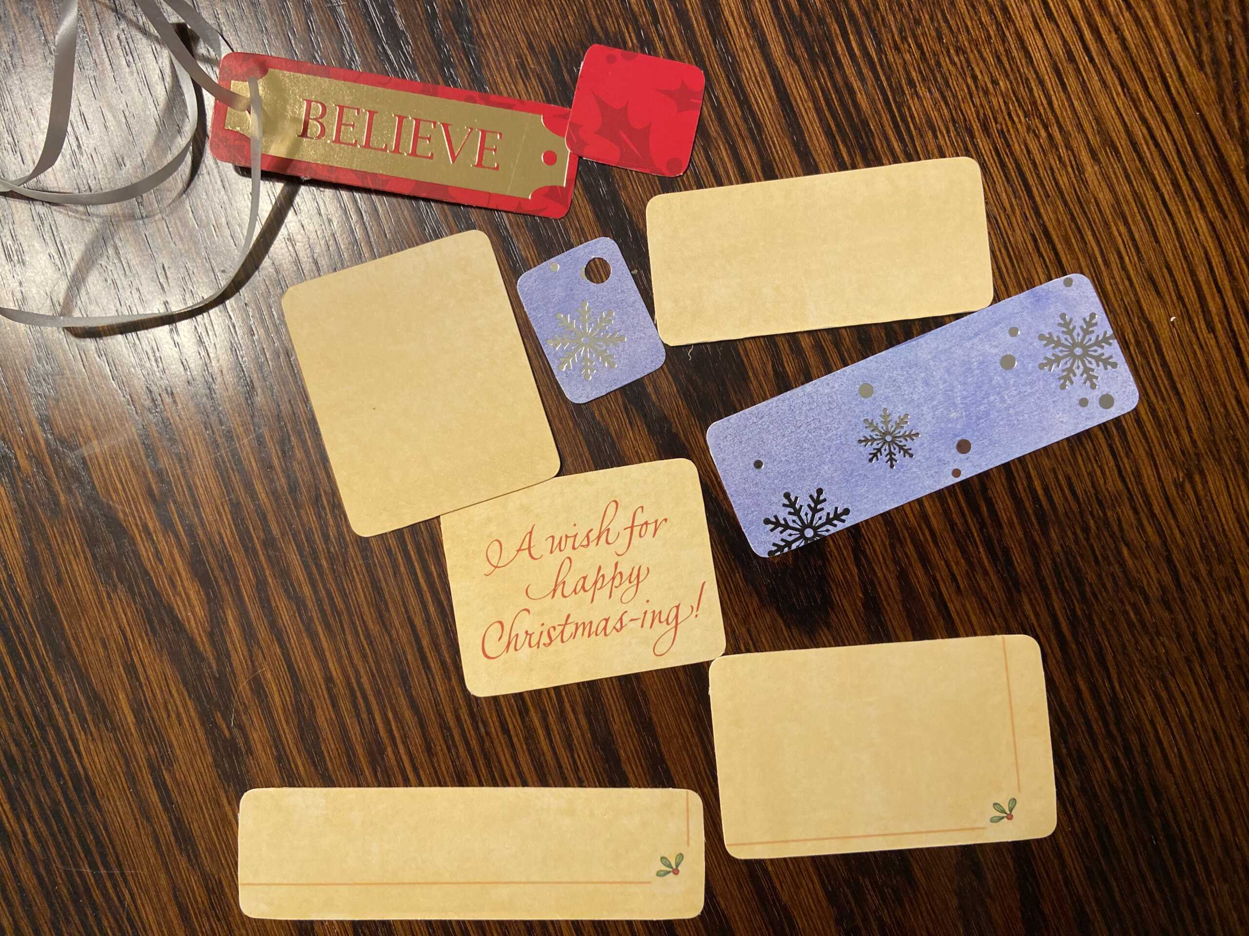 Greeting Card Upcycle :: Make Gift Tags