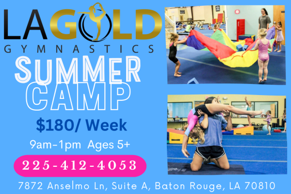 LA Gold Gymnastics Summer Camp Baton Rouge