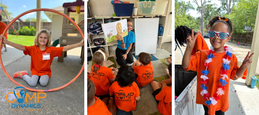 We also offer Camp Dynamics, a full-day summer camp for children ages 4-12 with speech-language, learning, and/or social challenges.