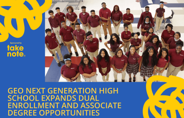 GEO Next Generation High School Expands Dual Enrollment and Associate Degree Opportunities