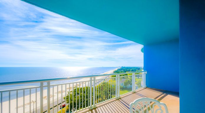 View of the Beach from Balcony